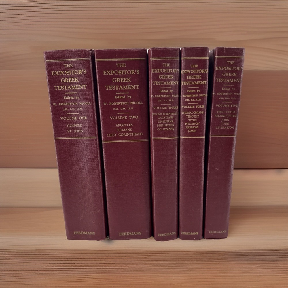 The Expositor's Greek Testament-5 Volume Set Hardcover-Vintage-Eerdmans